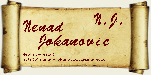 Nenad Jokanović vizit kartica
